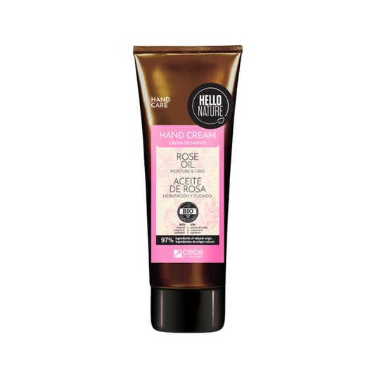 Hello Nature Hand Cream Rose Oil 75 ml