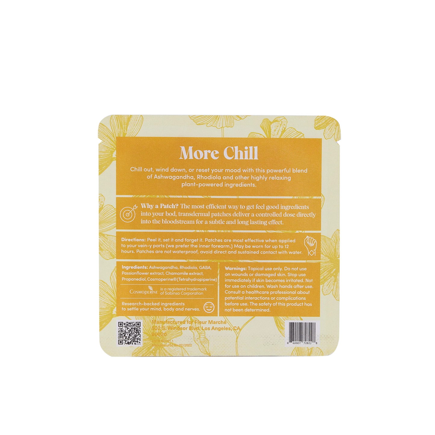 FLEUR MARCHE Patch - Relax, Plz.