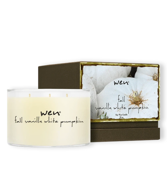 Fall Vanilla White Pumpkin Deluxe Candle