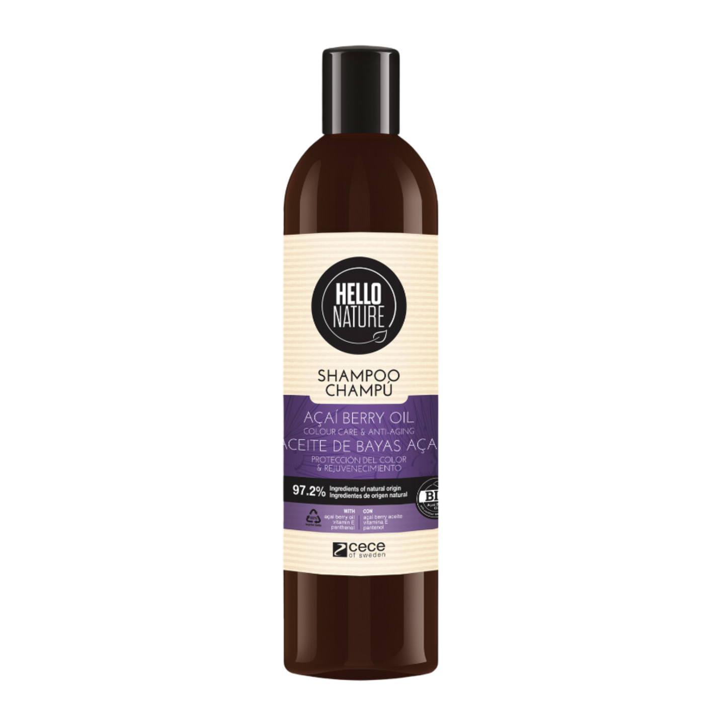 Hello Nature Acai Berry Shampoo 300 ml