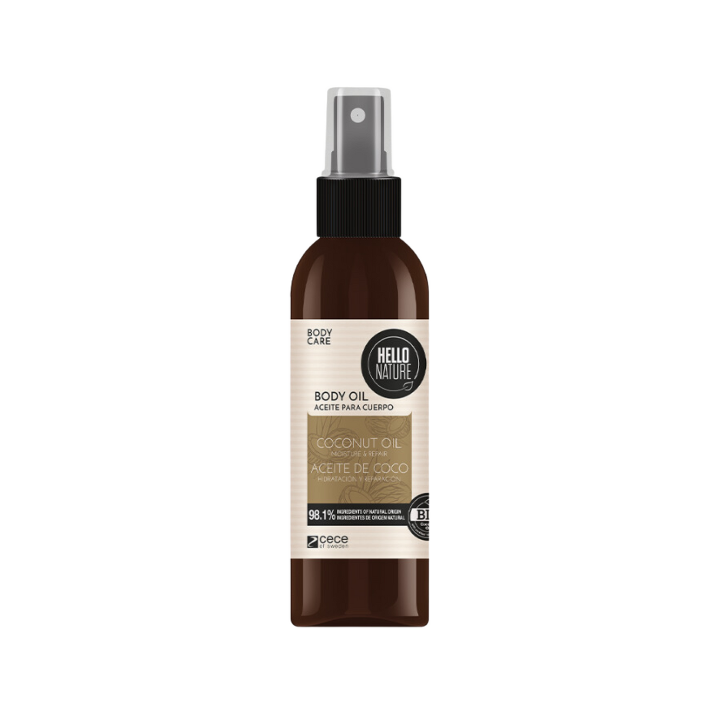 Hello Nature Coonut Oil, Body Oil 130ml