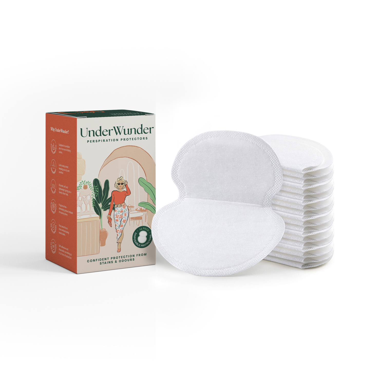 Under Wunder Women's Perspiration Protectors