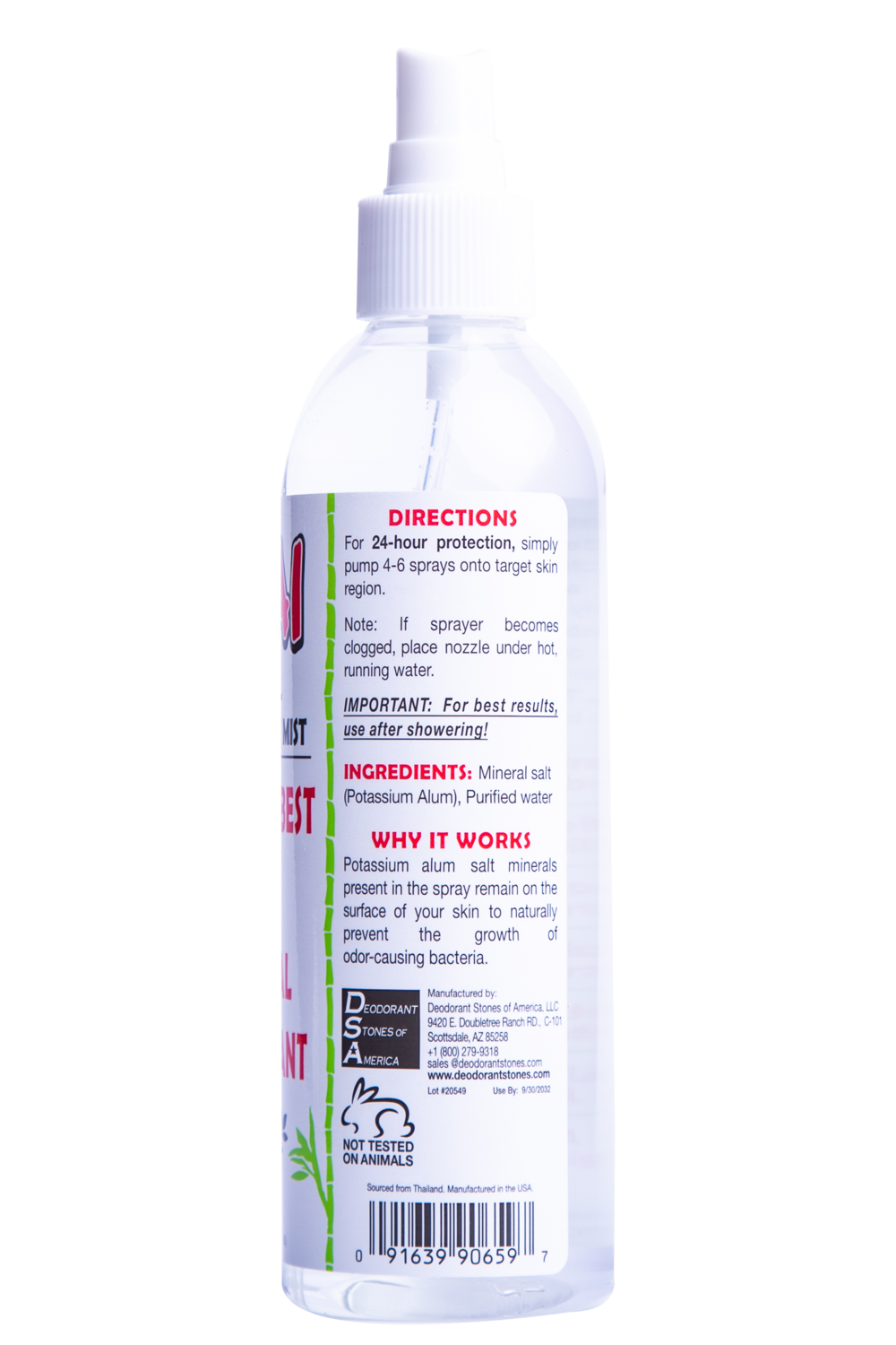 Thai Crystal Mist Body Spray 8 oz